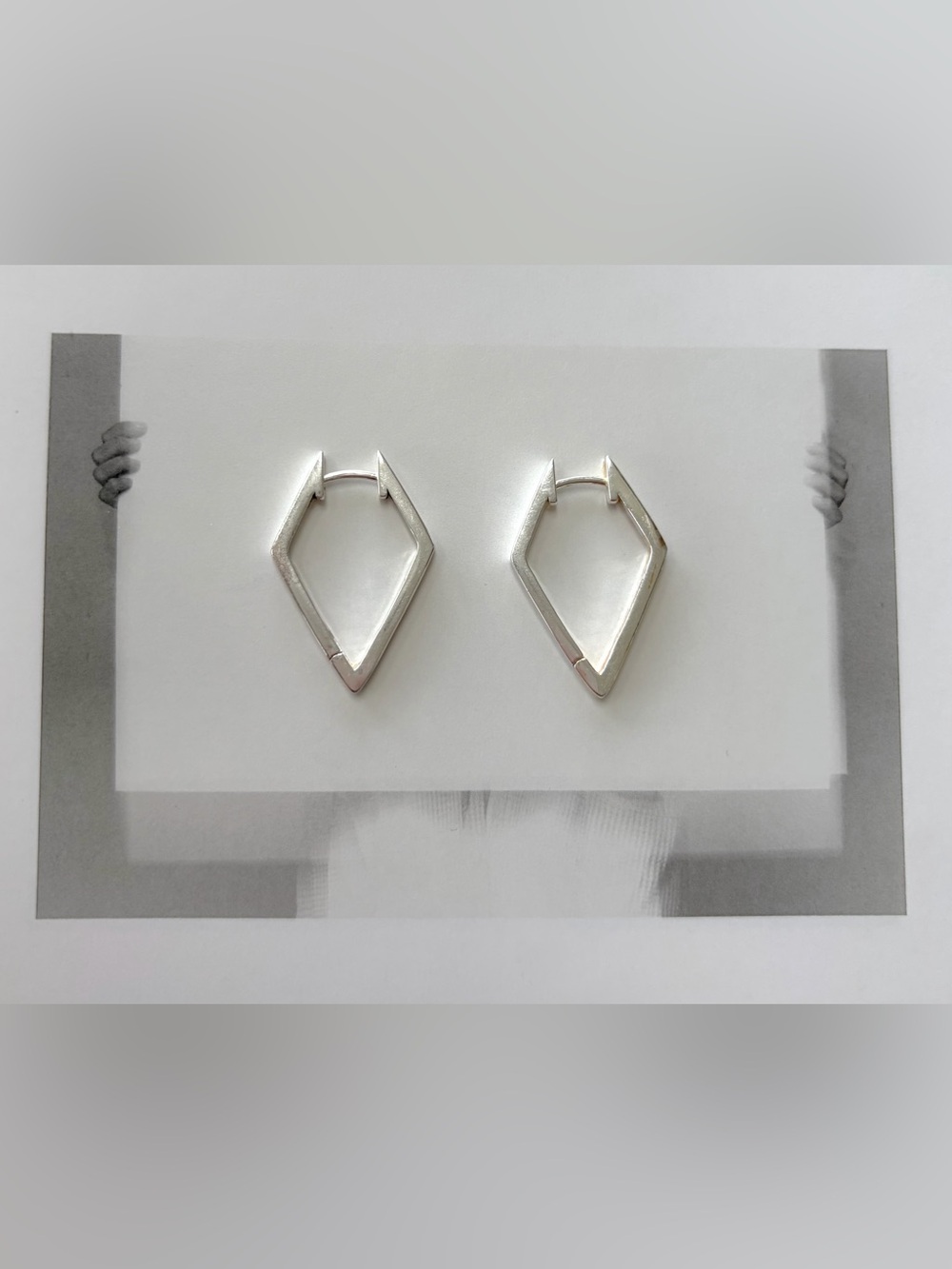 Minimalist Sterling Silver 925 Geometric Hoop Earrings - Modern Women’s Jewelry